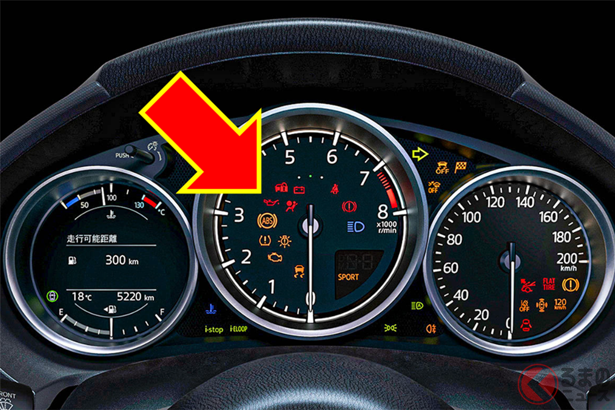 こんなにあるの…? クルマの様々な警告灯(画像はイメージ)