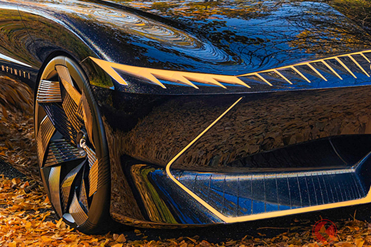 次期スカイラインの姿…? インフィニティの新型「ヴィジョンQe」