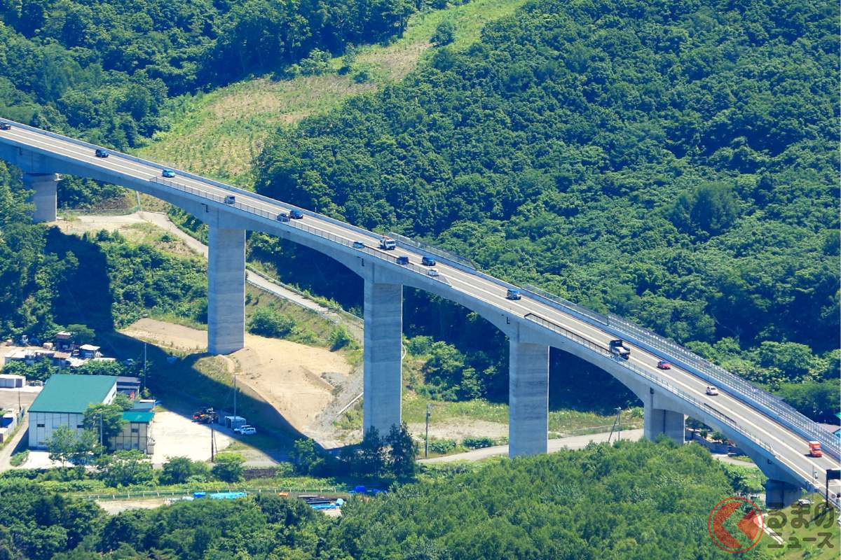 余市まで一部開通済みの後志道(画像:写真AC)。