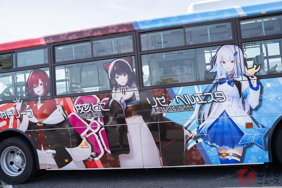 これが痛バス! こだわり抜いたポイントは?(撮影:加藤博人)