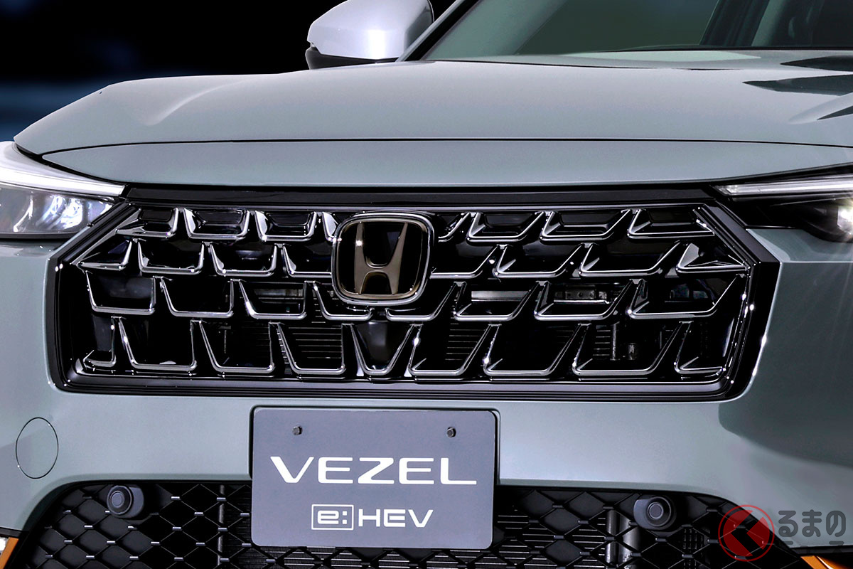 ゴツゴツグリルを装着した新型「ヴェゼル アクティブスタイル」