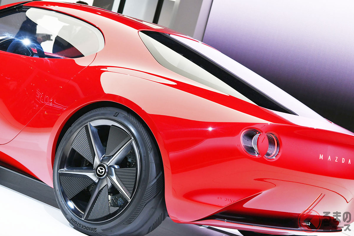「RX-VISION」のテイストをさらに進化させた、いわば“続編”ともいえるマツダ「ICONIC SP」