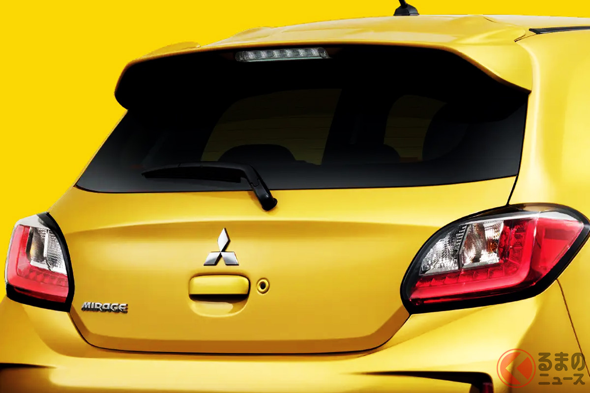 リアスポイラー付いて、めちゃカッコイイ!? 三菱「ミラージュ」 まだ売ってた! 今後どうなる?