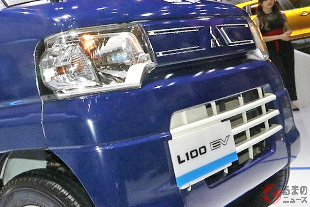 日本未設定の「ブルー」も新鮮！ 三菱 新型軽商用EVバン「L100EV」