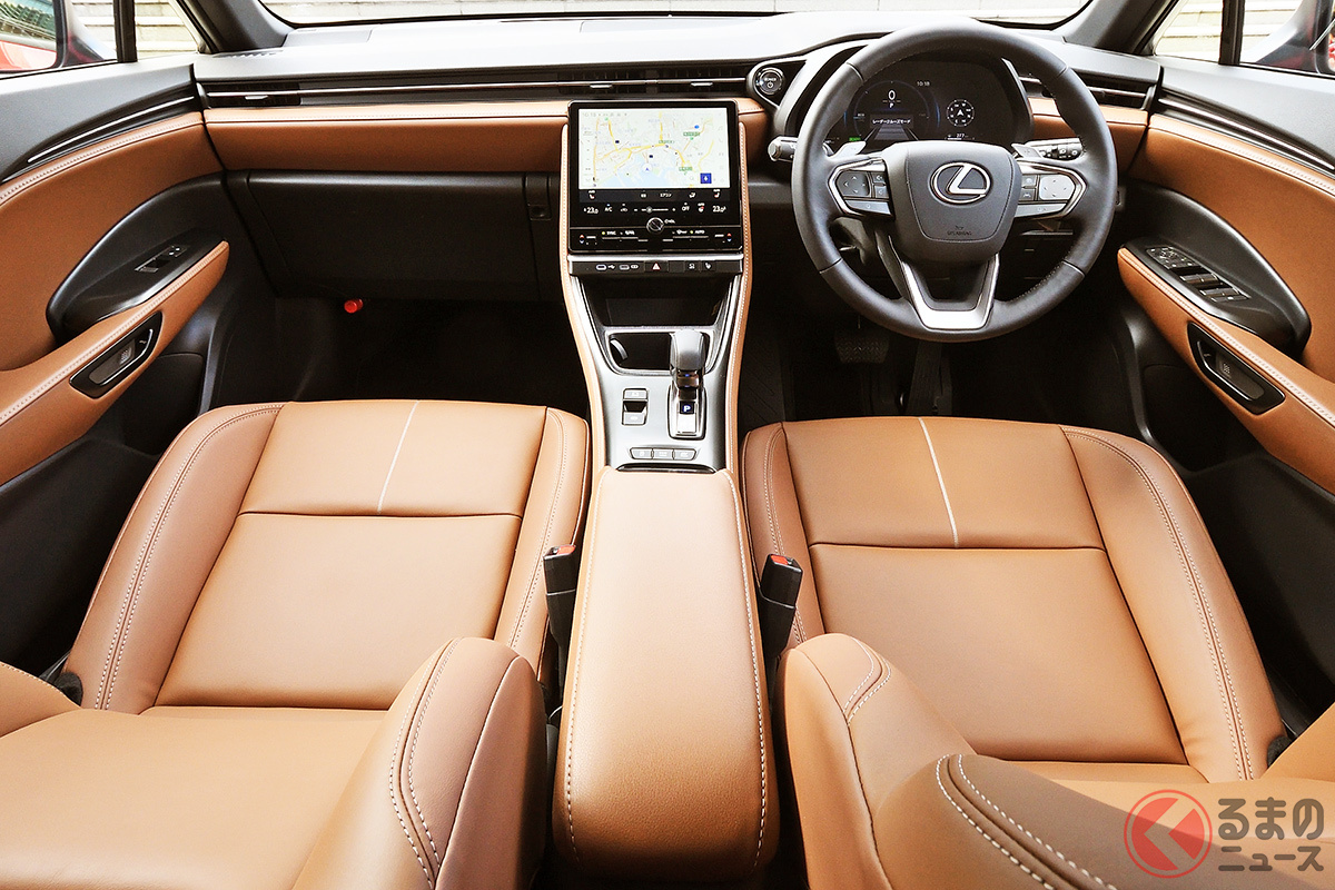 レクサス新型「LBX」のインテリア