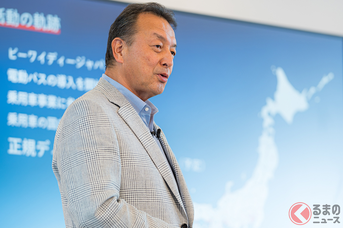 BYDオートジャパンの東福寺 厚樹 代表取締役社長