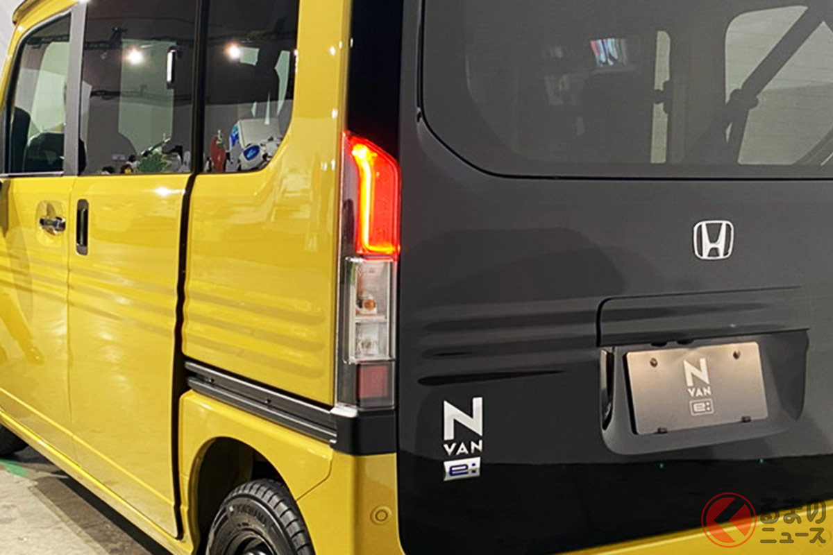 斬新タンデムも採用される! ホンダ「N-VAN e:」発売延期で秋に登場