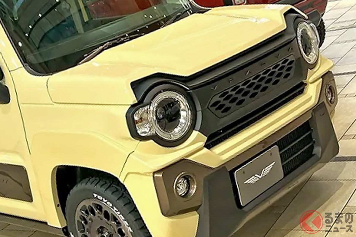斬新なデザインがカッコいい軽SUVの新型ブラーバ「イオ」（画像：KUHL JAPAN）