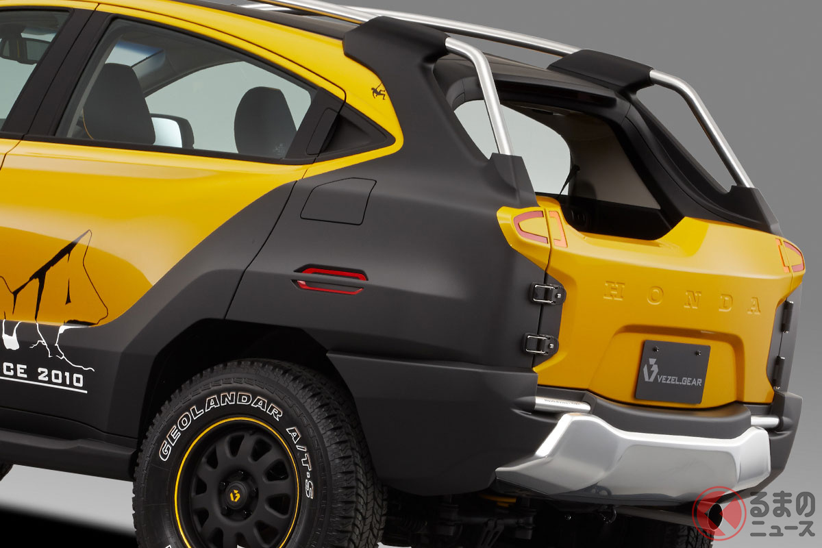 本格四駆&ピックアップになった「ヴェゼル ギア」