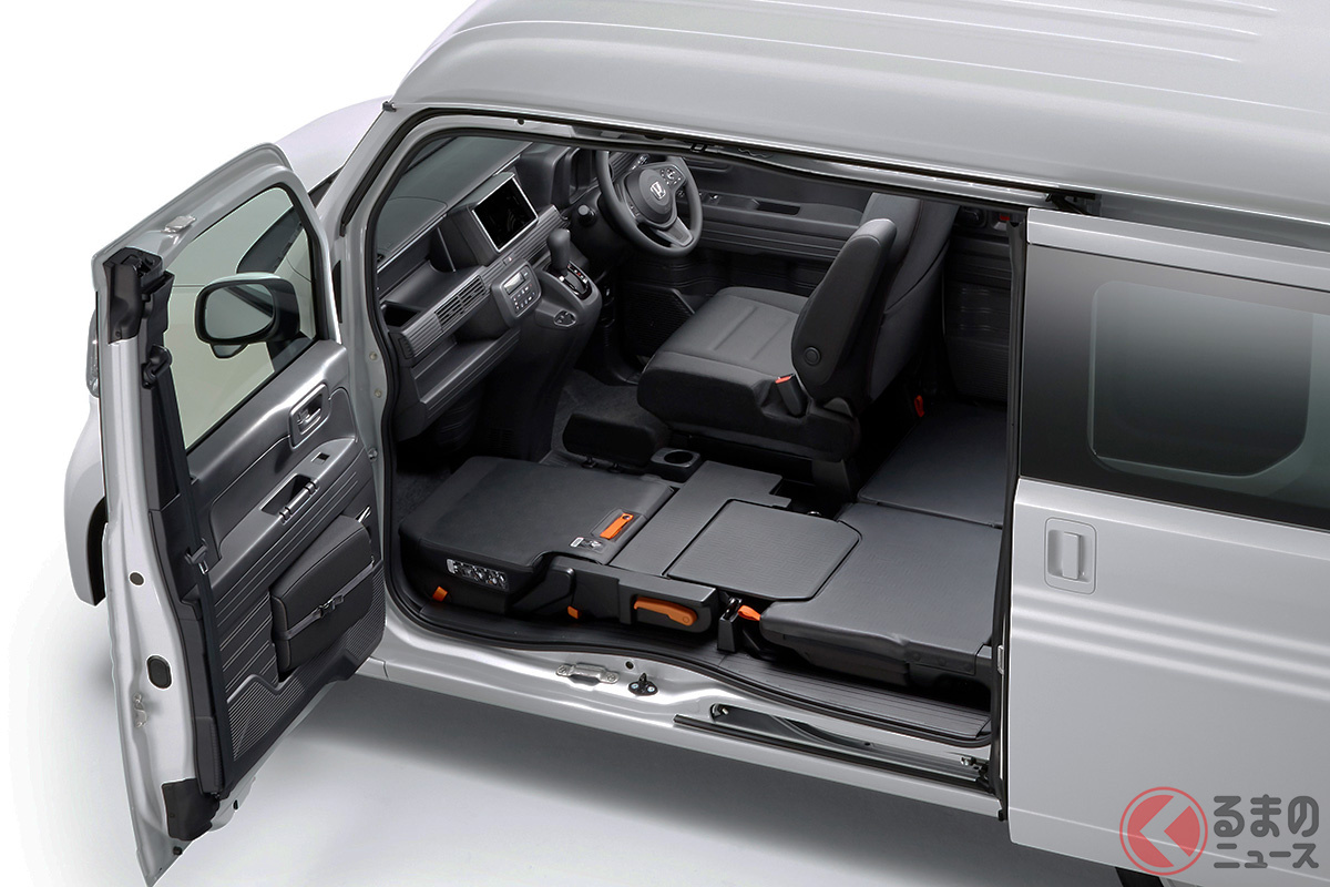 柱が無い!? 軽商用バン「N-VAN」が改良された