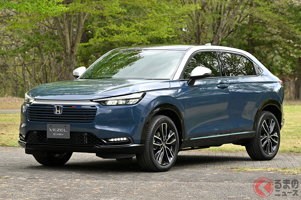 ホンダ 新型「ヴェゼル e:HEV Z PLaYパッケージ」の新色「シーベッドブルー・パール&シルバー」