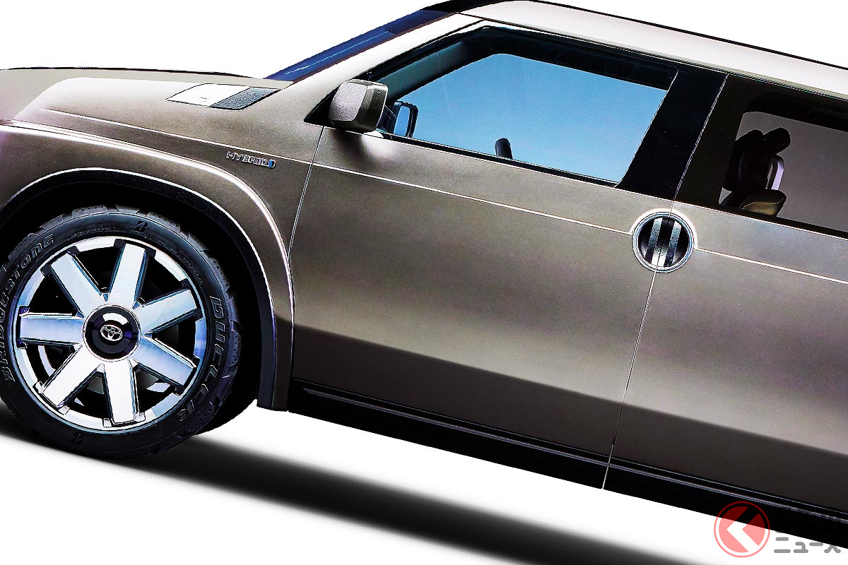 斬新すぎる!トヨタの「スライドドアSUV」