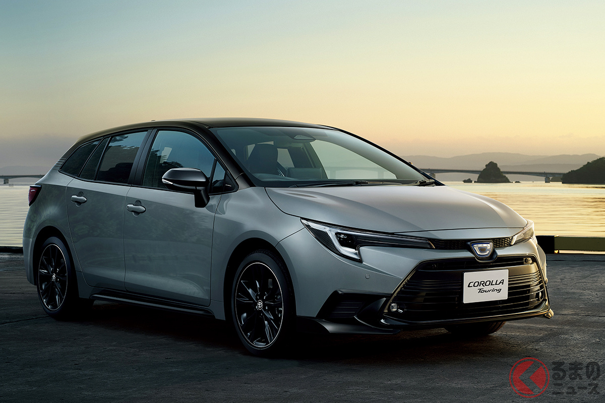 スタイリッシュすぎ! 2024年4月の一部改良で新設定されたトヨタ新型「カローラツーリング ACTIVE SPORT」