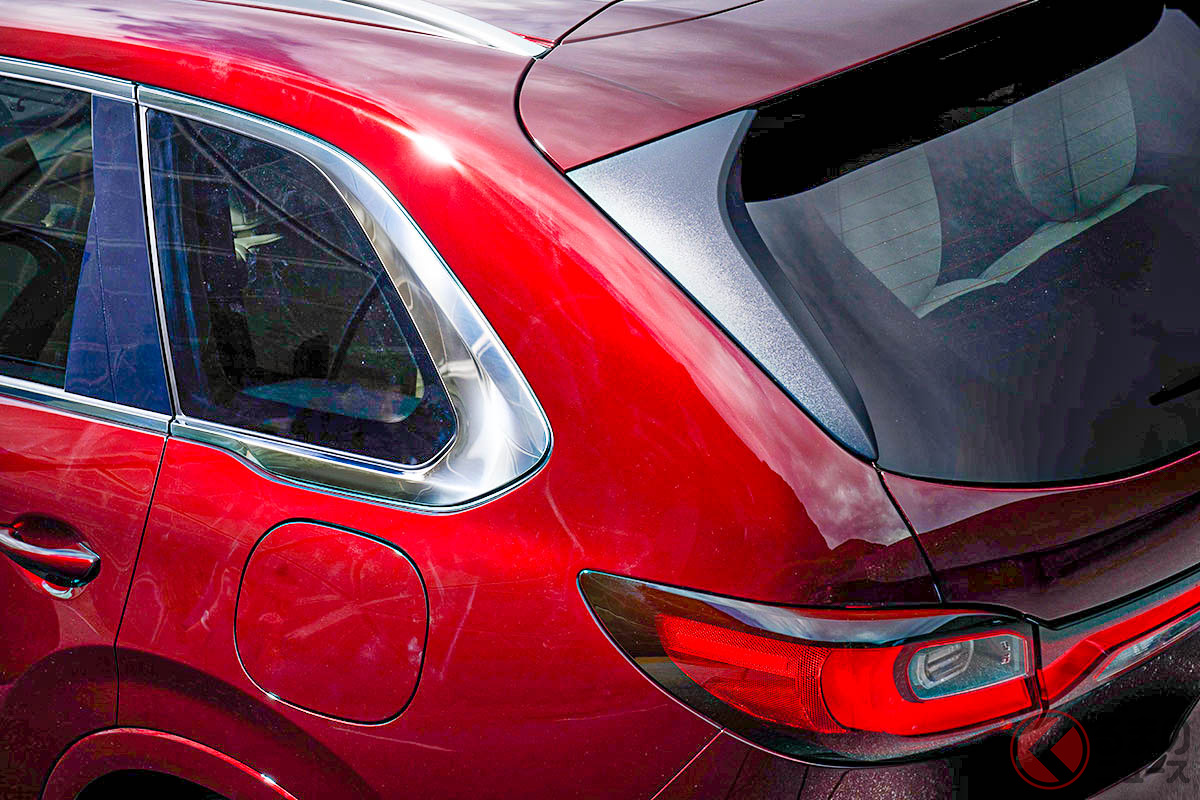 これが新型「CX-80」なのか! 超カッコイイ!