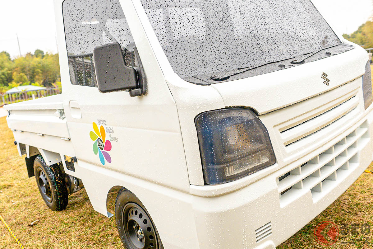 スズキ「ミニキャリイ」!? 電動モビリティベースユニットって何?