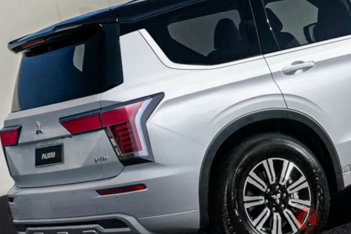 結構デカイ! 三菱”次期型”「パジェロ」予想CG(Photo:Theo throttle)