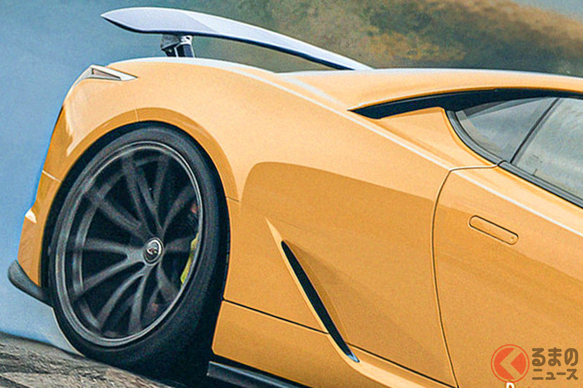 これがレクサス「ミッドシップLC」!? CGイメージ(Photo:Rain Pris)