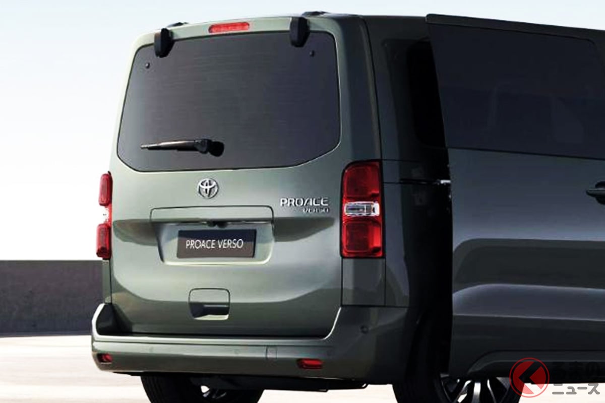 欧州トヨタで展開されるトヨタ新型「プロエースシティ」(画像の仕様はリアハッチが開くタイプ)