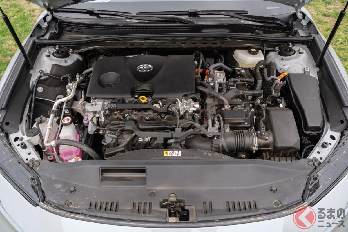 今回は新型「カムリ」の2.0リッターハイブリッドのスポーツグレードに試乗(撮影:加藤博人)