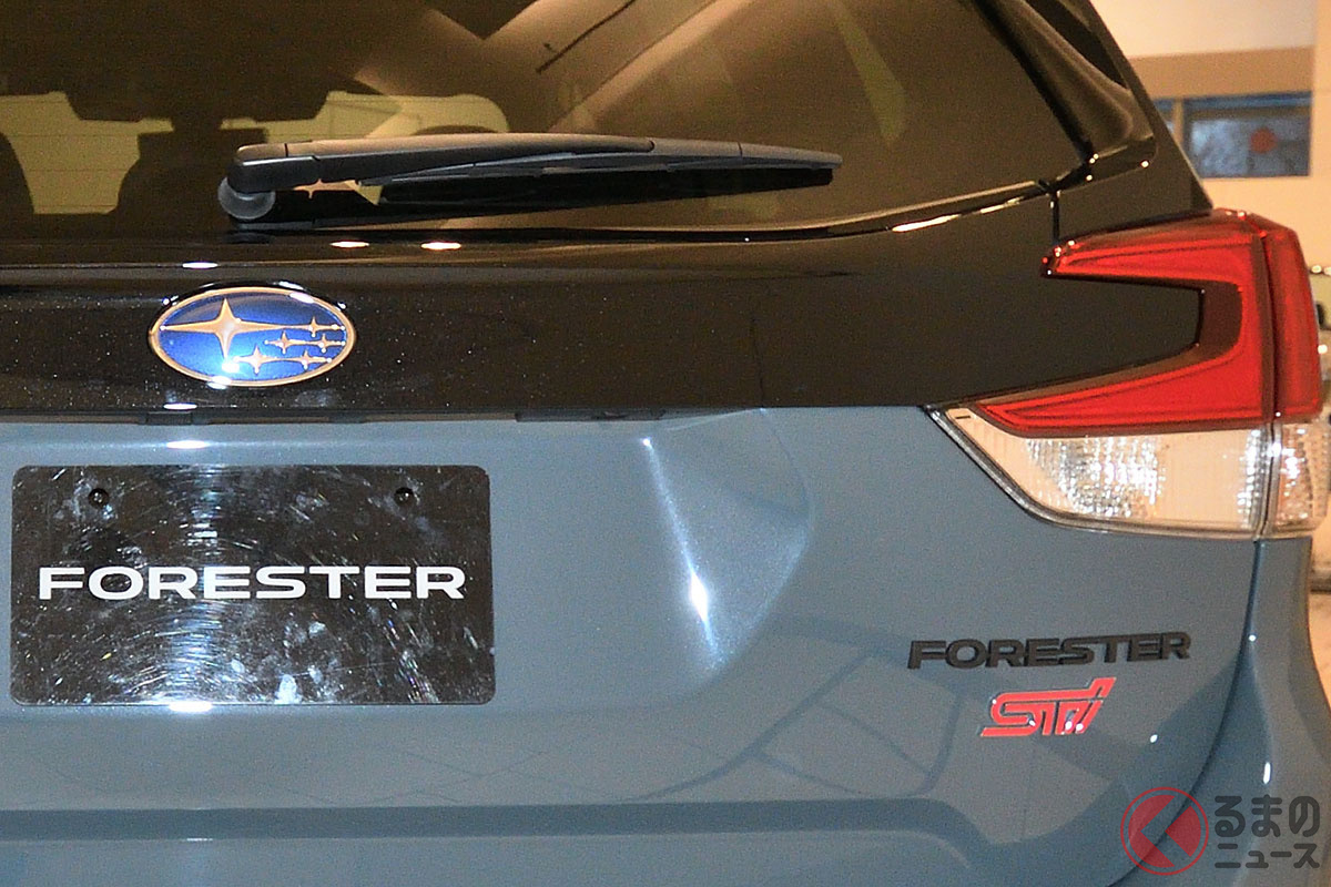 ブラック内装がカッコいい「フォレスター STIスポーツ」の最上級特別仕様車