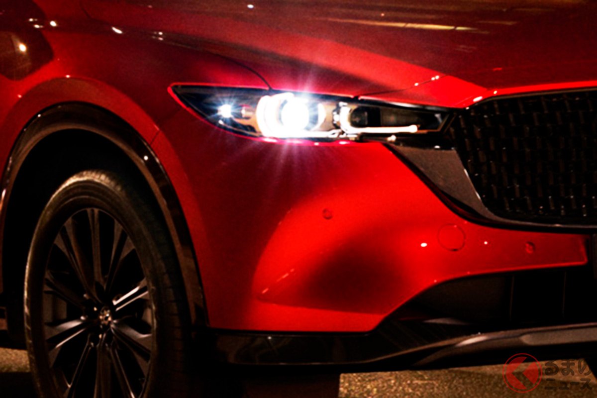 マツダが次期「CX-5」の開発を明言! どうなる?(画像は現行CX-5の印象的なヘッドライト)