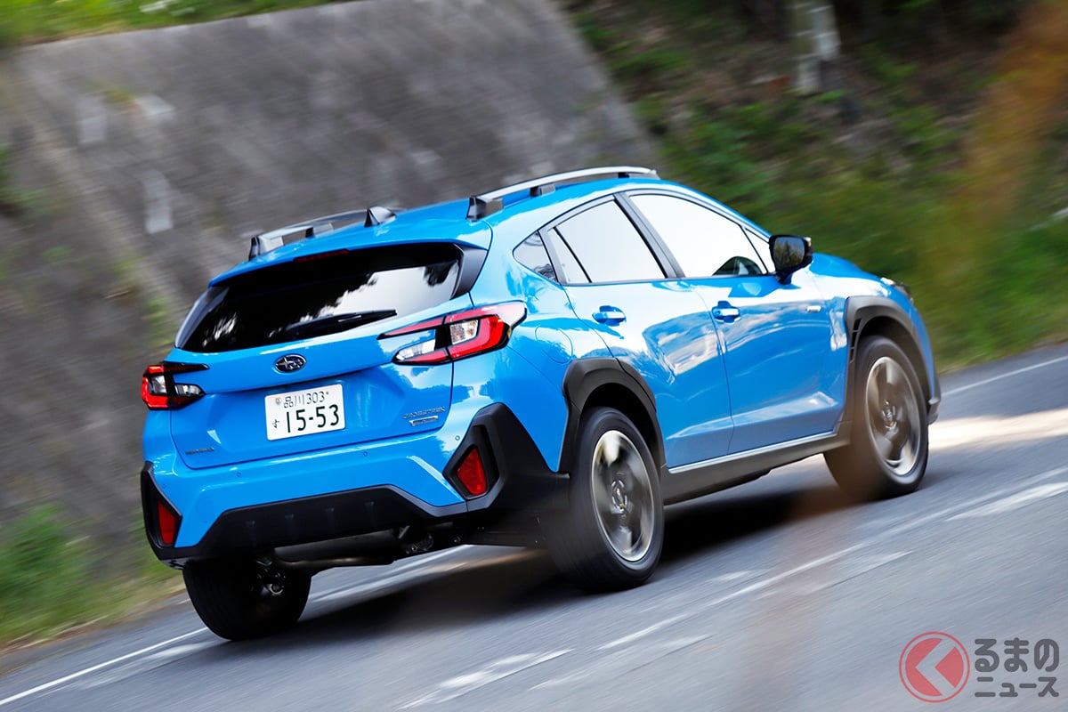 「SUV」人気の秘訣は? (写真はスバル 新型「クロストレック」)