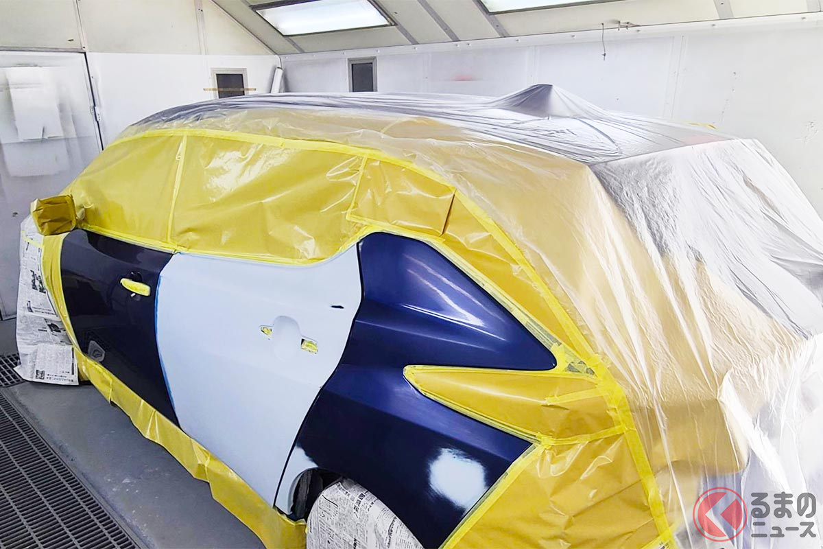 クルマの塗装のイメージ