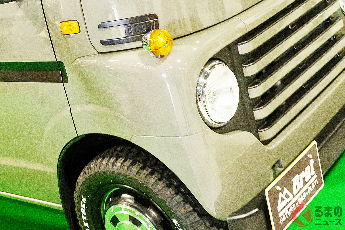 超レトロ顔な「軽バン」の正体とは!?