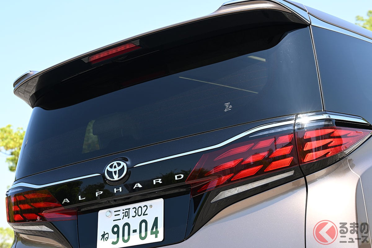 ガソリン車のほうが人気となっているトヨタ「アルファード」