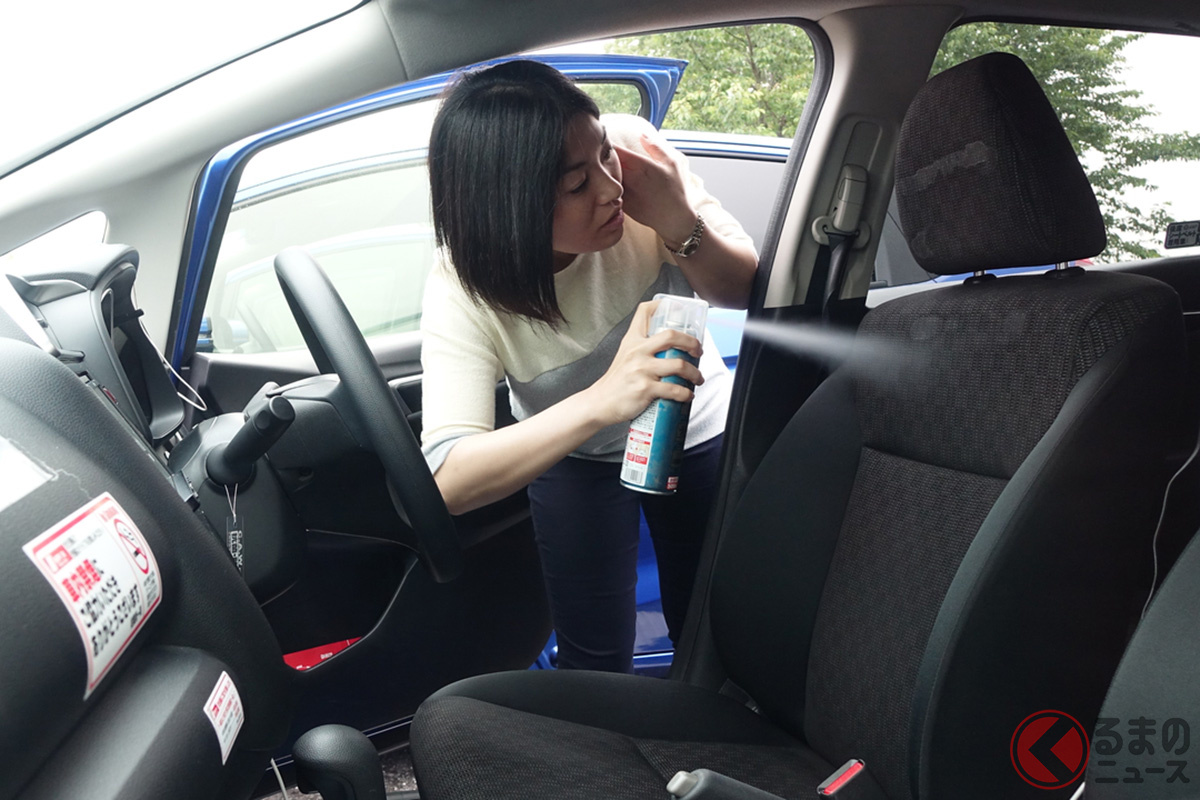 暑くなった車内を最も早く冷やす方法は?(映像提供:JAF東京支部)