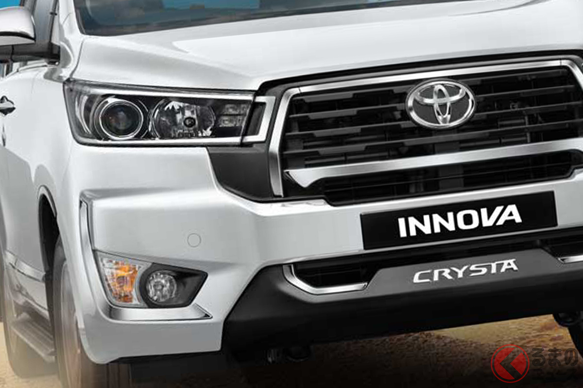 タフ顔がカッコイイ! トヨタ新型ミニバン「イノーバクリスタ」