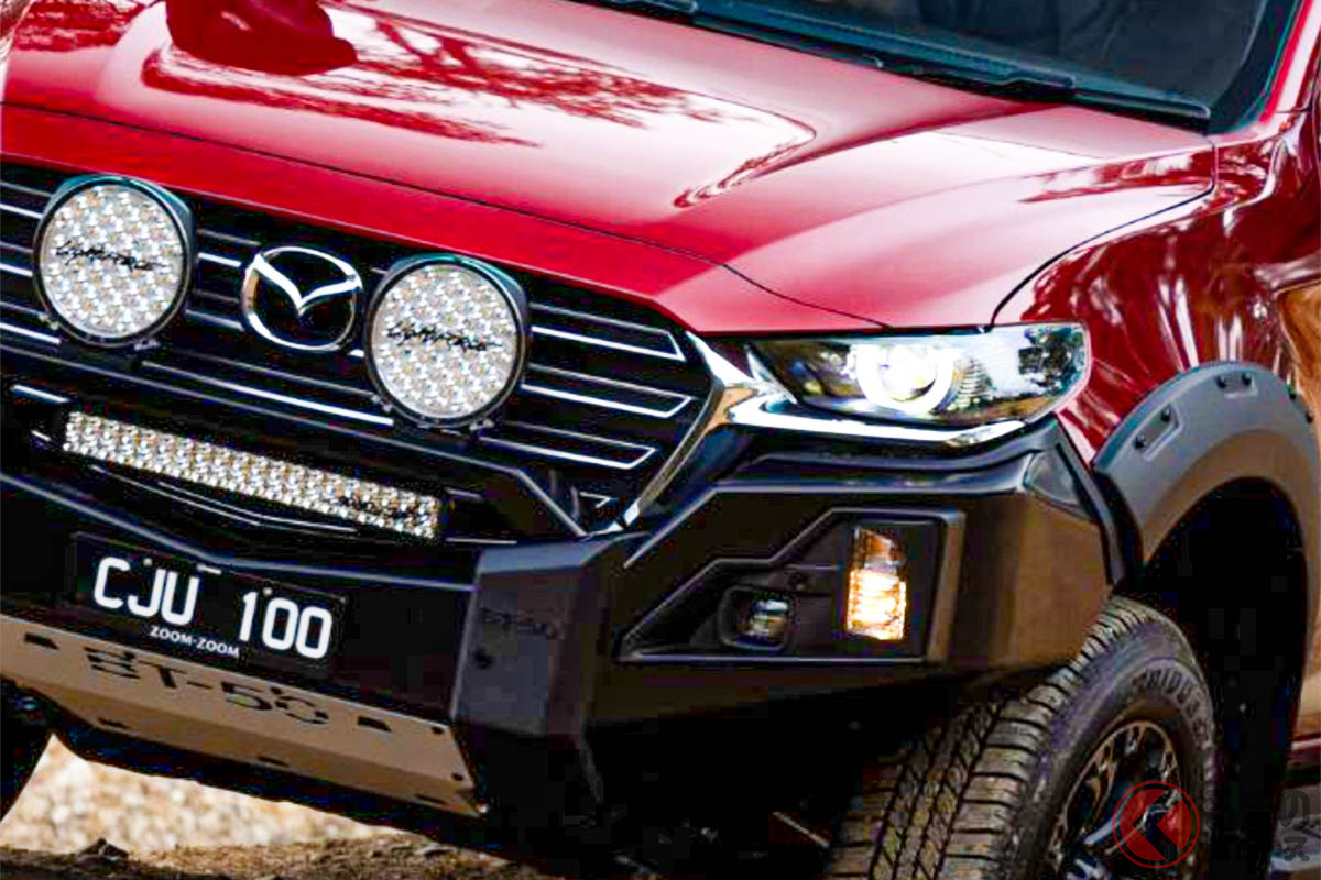 MAZADA感全開のトラック! マツダ新型「BT-50」