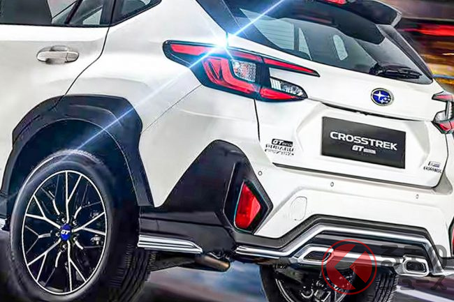 スバルが「新型SUV」公開！ 迫力エアロで