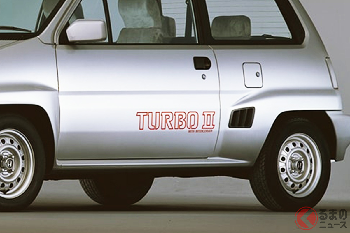 かつては「TURBO(ターボ)」が高性能のアピールだった(画像:ホンダ「シティターボII」)