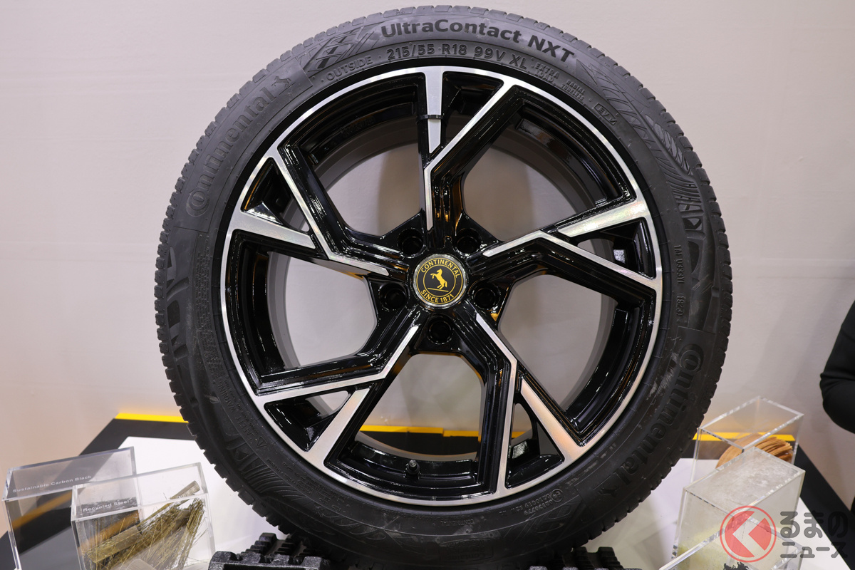 サステナブル素材を多用したエコタイヤ「ウルトラコンタクトNXT」