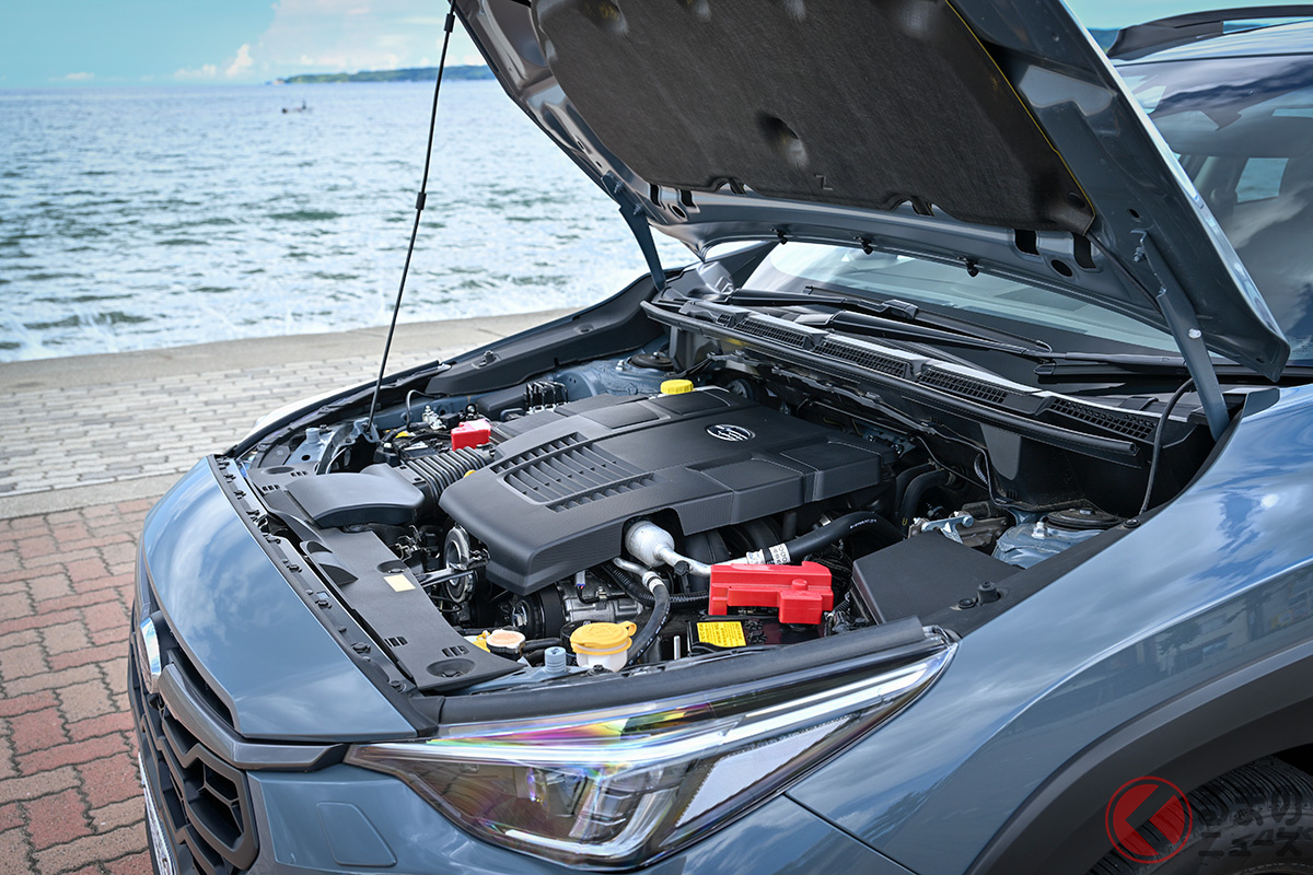 スバル「クロストレック」に搭載される水平対向4気筒エンジン+モーター