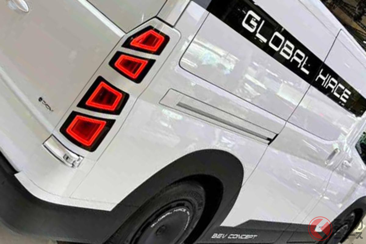 トヨタ「GLOBAL HIACE BEV CONCEPT」が特許庁に登録された