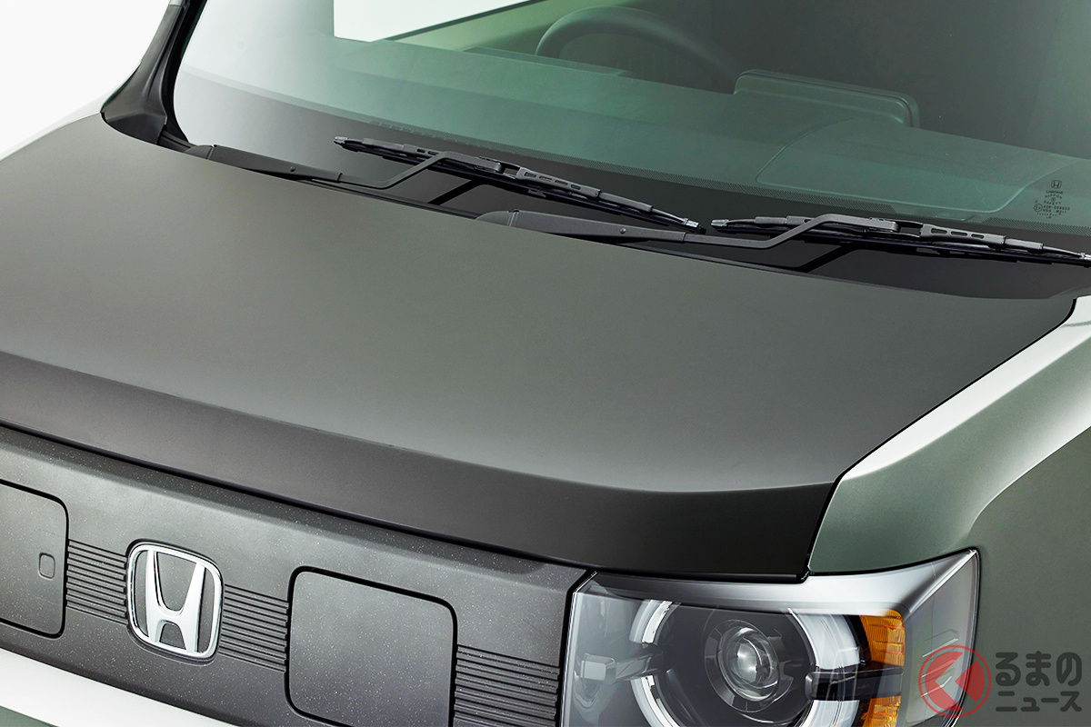 斬新“黒ボンネット”仕様も! ホンダ 新型軽商用EV(電気自動車)「N-VAN e:」純正アクセサリー装着例