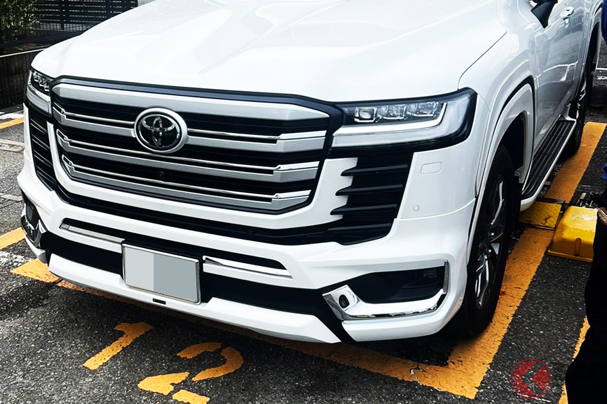 トヨタ「ランドクルーザー300」が盗まれた…けど丸1日で発見された(画像提供:モカさん)