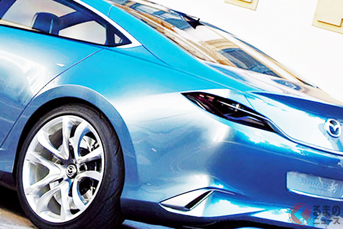 めちゃ精悍! マツダ「“スゴイ”4ドアクーペ」の正体とは!?