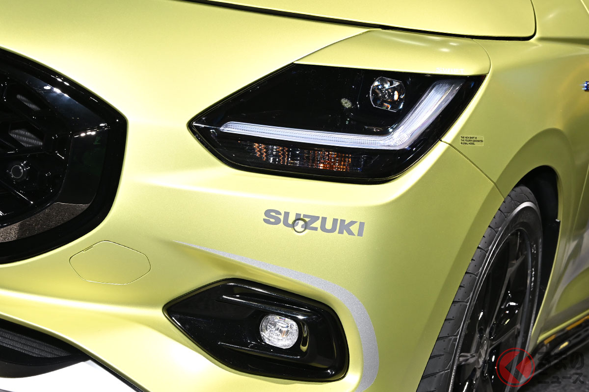 マットイエローがカッコいいスズキ新型「スイフト“スポーティ仕様”」