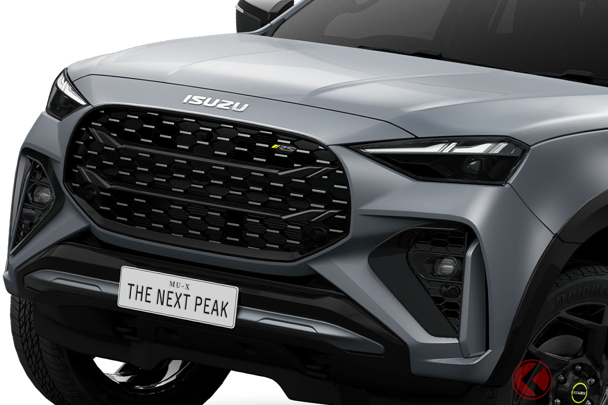 迫力スゴイ! いすゞの 新型3列シートSUV「MU-X」
