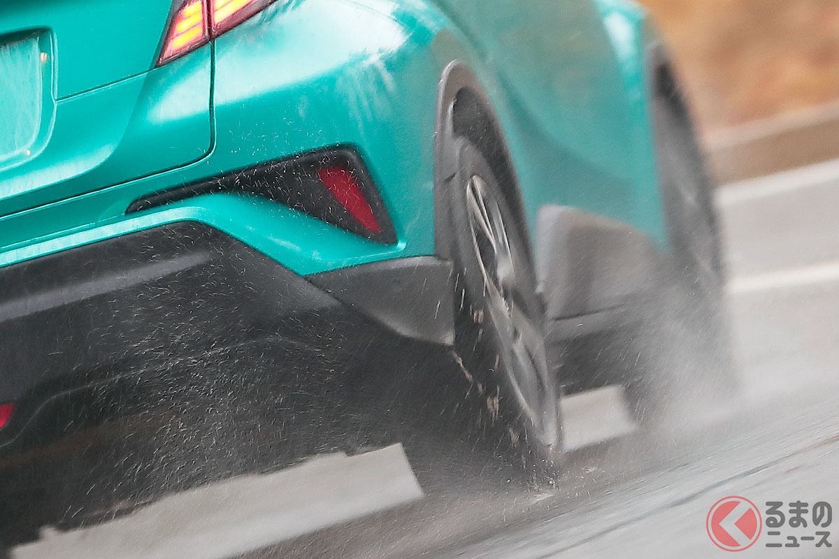 雨天時は運転に注意!