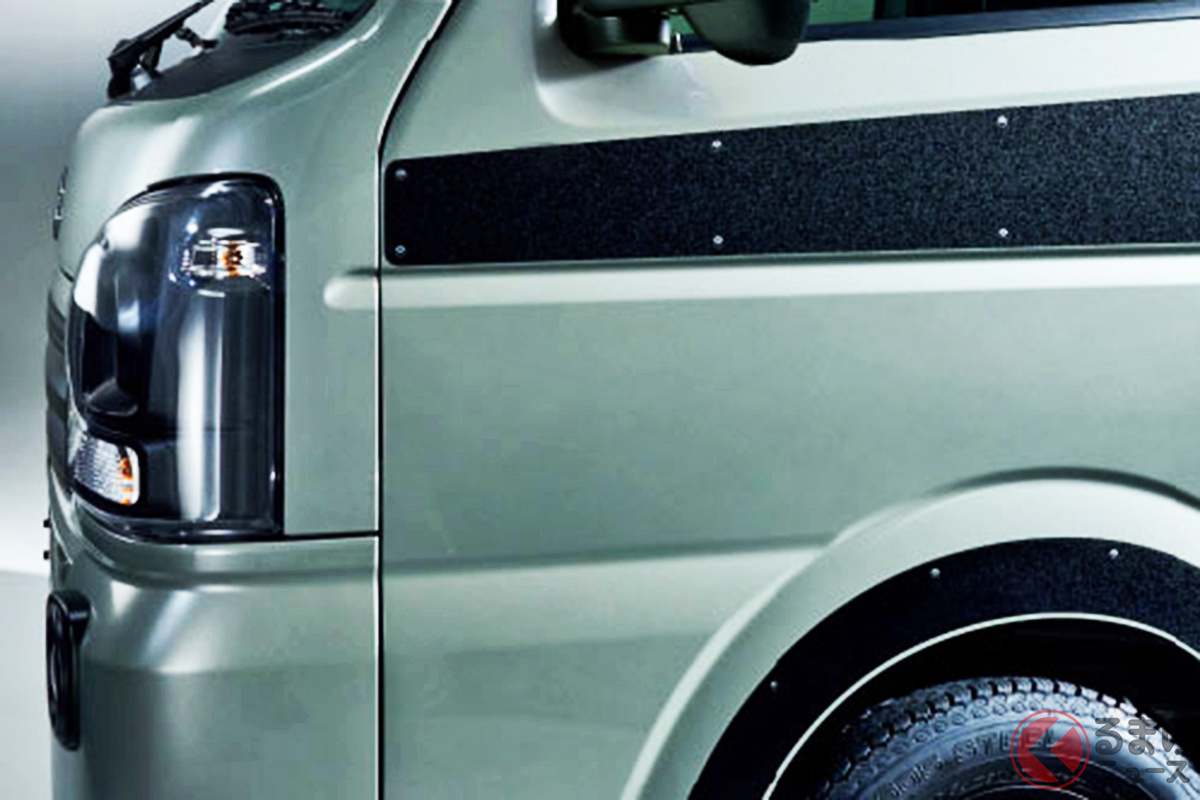 スズキの新「タフすぎ軽トラ」がアウトドアショーに登場