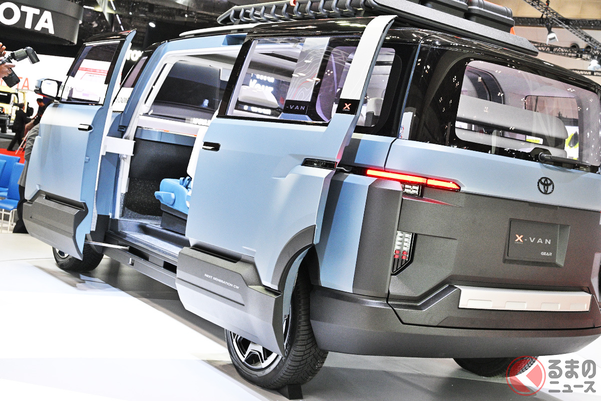 斬新スライドドアを搭載した「クロスバン ギア コンセプト」