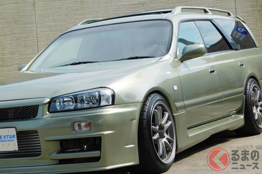 R34ワゴンなのか!?(画像提供:ファイブスターテクニカル)