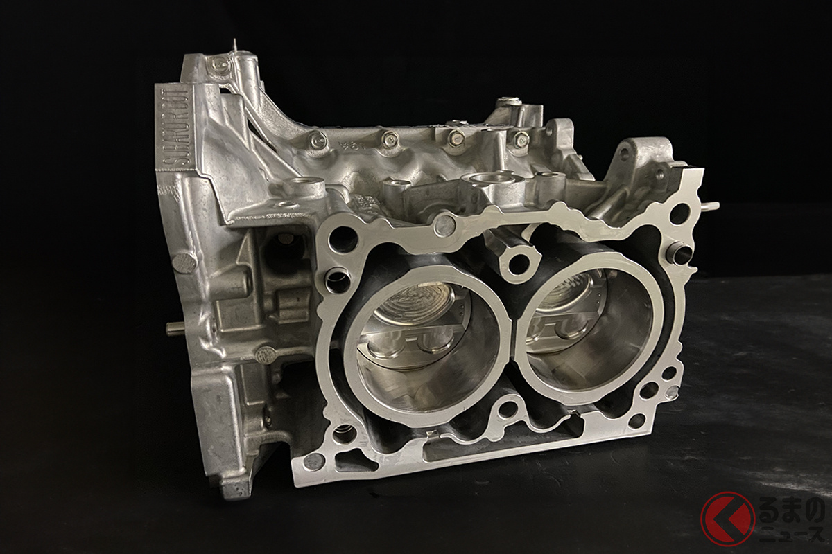 「HKS SHORT BLOCK FA24 2.5L HIGH COMP」のショートブロック