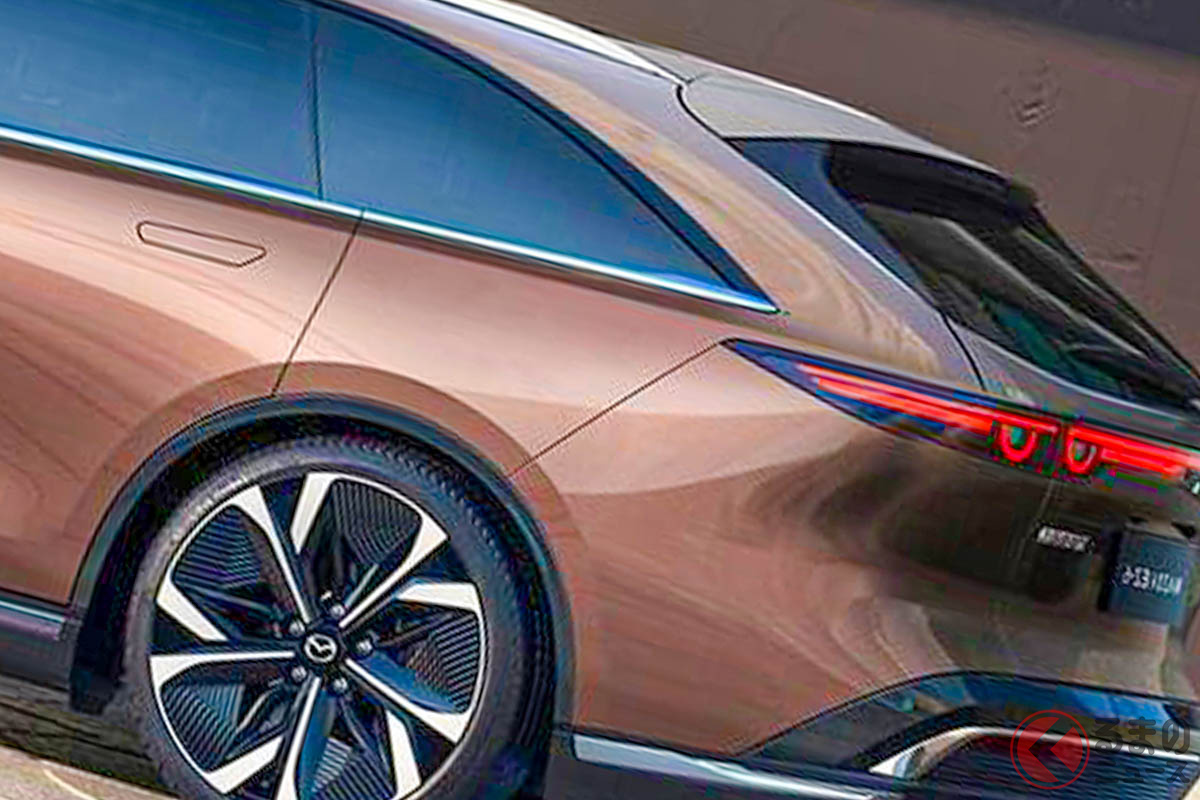 ワゴンでもカッコイイ! マツダ新型「MAZDA EZ-6」のワゴンモデルCG(Photo:Sugar Design)