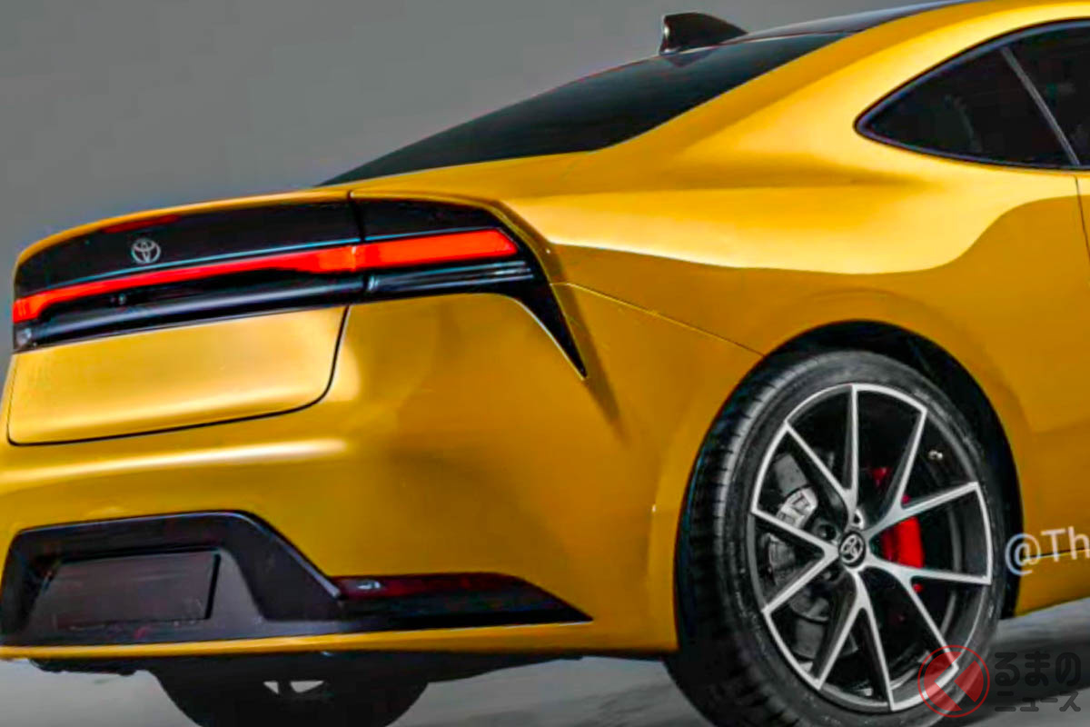 まさにプリウスクーペ! 「プリウス“セリカ”」のCG(Photo:Theo throttle)