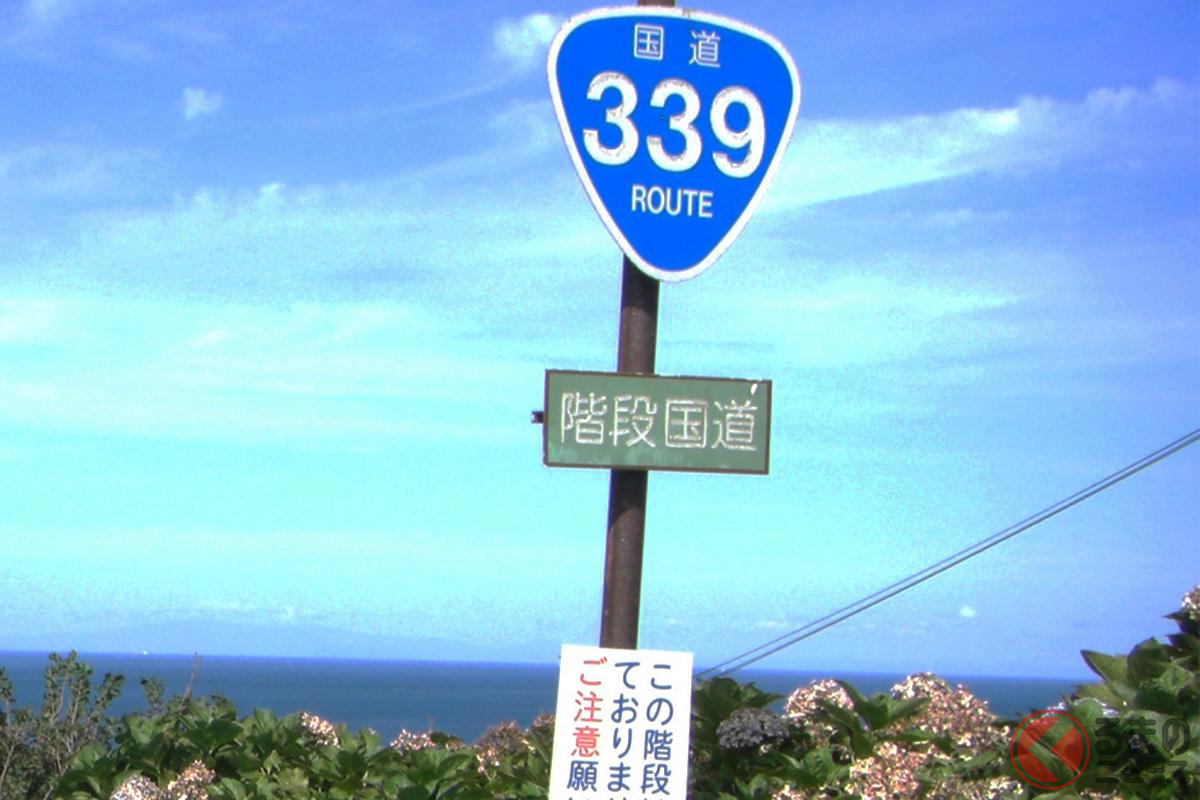 え? ここ国道なの?? 国道339号「階段国道」とは